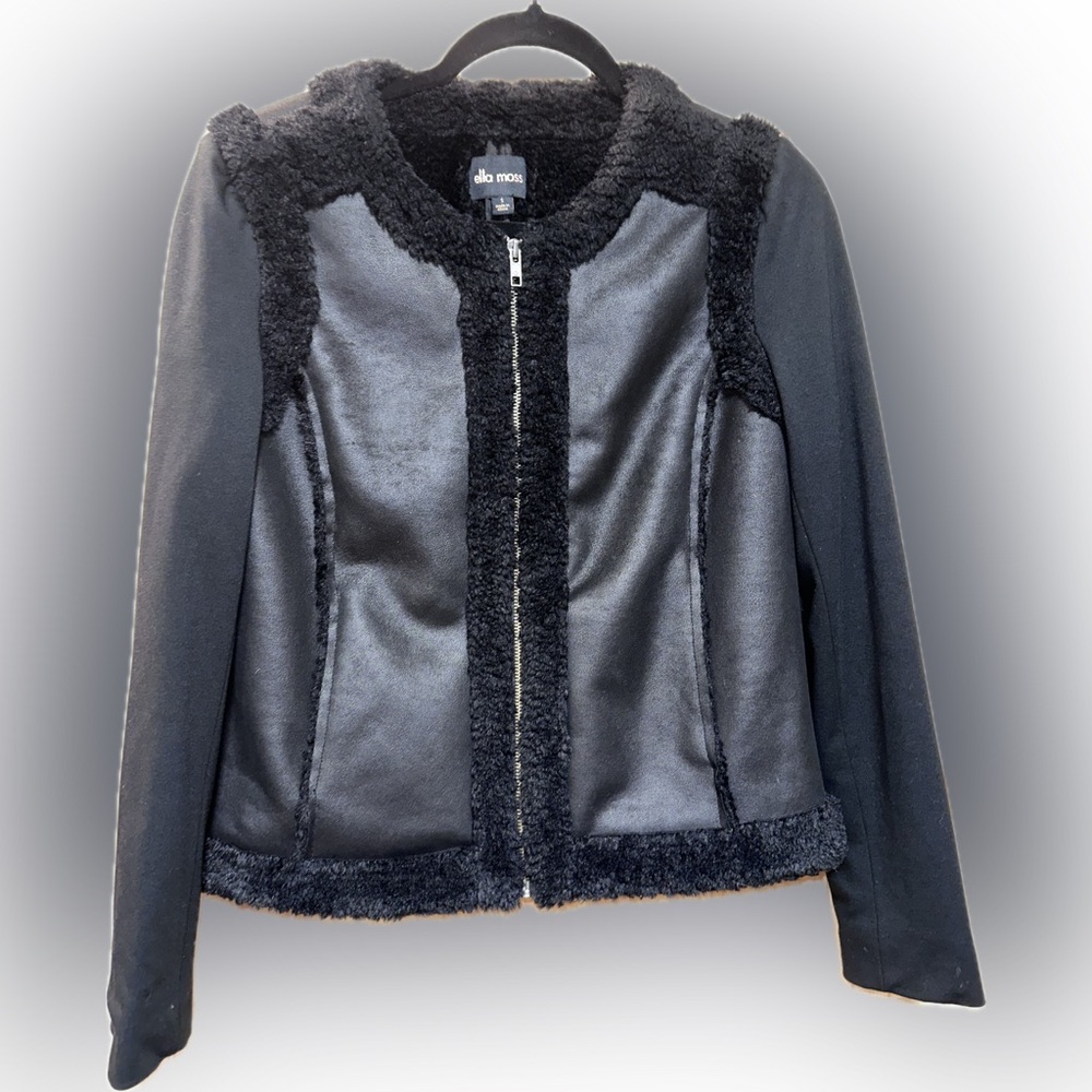 Ella Moss Black Teddy Jacket